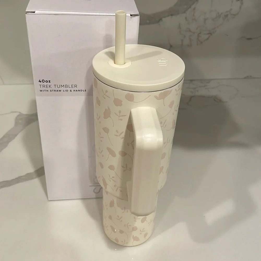 Simple Modern - WHIMSICAL FLORAL 40oz Trek Tumbler - Rare Limited Edition - NWT!
